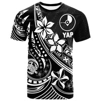 Yap T Shirt The Flow of The Ocean Unisex Black - Polynesian Pride