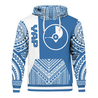 Yap Hoodie Polynesian Special Style Unisex Blue - Polynesian Pride