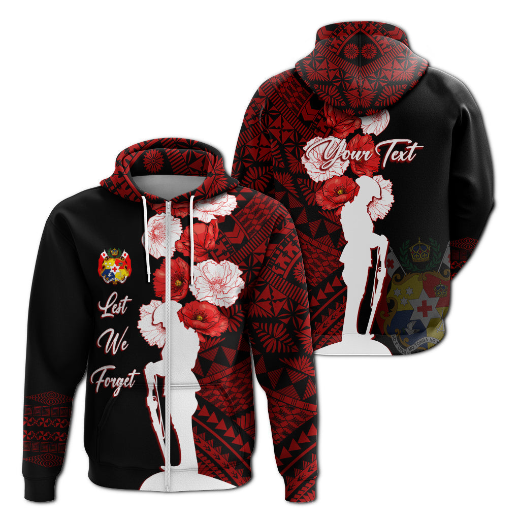 Tonga Hoodie ANZAC Day Lest We Forget LT7 - Polynesian Pride