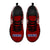 American Samoa Athletic Sneakers - American Samoa Seal Polynesian Tattoo Behind (Red Version) - A0 - Polynesian Pride