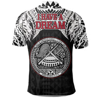 American Samoa Polo Shirt Martin Luther King Jr. - Polynesian Pride