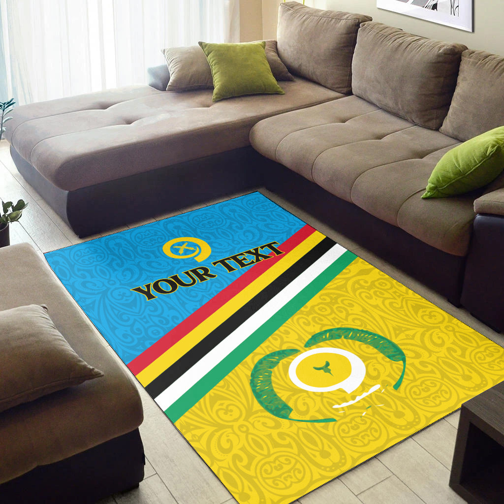 (Custom Personalised) Vanuatu Torba Province Area Rug - Flag Style - LT12 - Polynesian Pride