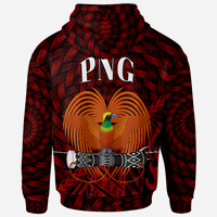 Papua New Guinea Zip Hoodie Goroka Polynesian Patterns With Bamboo - Polynesian Pride
