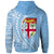 Fiji Zip Hoodie Custom Wings Style - Polynesian Pride