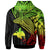 Papua New Guinea Zip up Hoodie Humpback Whale & Coat of Arms Reggae - Polynesian Pride