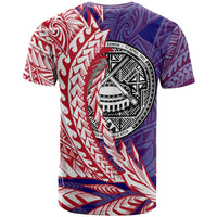 American Samoa T Shirt Custom Wings Style - Polynesian Pride