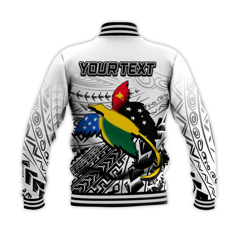 (Custom Personalised) Papua New Guinea And Solomon Islands Baseball Jacket LT6 - Polynesian Pride