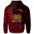 Papua New Guinea Zip Hoodie Samarai Polynesian Patterns - Polynesian Pride