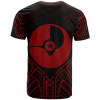 Yap State T Shirt Yap State Seal Tribal Red Color Patterns - Polynesian Pride
