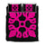 Hawaiian Royal Pattern Quilt Bed Set - Black And Pink - M1 Style - AH Art - Polynesian Pride