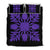 Hawaiian Royal Pattern Quilt Bed Set - Black And Purple - N1 Style - AH Art - Polynesian Pride