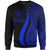 Niue Custom Personalised Sweatshirt - Blue Polynesian Tentacle Tribal Pattern Unisex Blue - Polynesian Pride