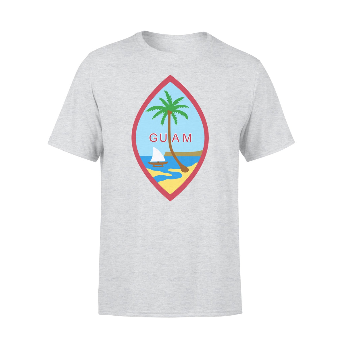 Guam T Shirt Guam Coat of Arm - Polynesian Pride