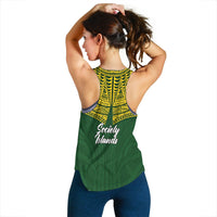 (Custom Personalised) Society Islands Pride Women Tank Top - LT12 - Polynesian Pride