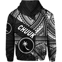 FSM Chuuk Hoodie Original Style Black LT8 - Polynesian Pride