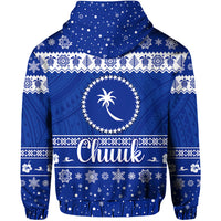 FSM Chuuk Christmas Hoodie Simple Style LT8 - Polynesian Pride