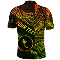 Custom FSM Chuuk Polo Shirt Happy Independence Day Original Vibes Reggae LT8 - Polynesian Pride