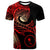 ChuukT Shirt Leader Wolf Is You Red Gradient Color Unisex Black - Polynesian Pride