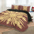 Hawaiian Royal Pattern Quilt Bed Set - Coral - K2 Style - AH - Polynesian Pride