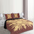 Hawaiian Royal Pattern Quilt Bed Set - Coral - K2 Style - AH - Polynesian Pride