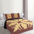 Hawaiian Royal Pattern Quilt Bed Set - Coral - I1 Style - AH - Polynesian Pride