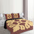 Hawaiian Royal Pattern Quilt Bed Set - Coral - M1 Style - AH - Polynesian Pride