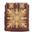 Hawaiian Royal Pattern Quilt Bed Set - Coral - K2 Style - AH Coral - Polynesian Pride