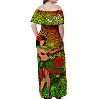 Custom Hawaii Hula Girl Polynesian Matching Hawaiian Outfits For Couples Reggae LT2 - Polynesian Pride