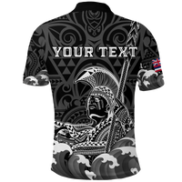 Custom Hawaii King Kamehameha Aloha Hawaii Nei Polo Shirt LT2 BLACK - Polynesian Pride
