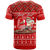 Custom Tonga Christmas Kilisimasi Fiefia Santas Polynesia T Shirt LT2 RED - Polynesian Pride