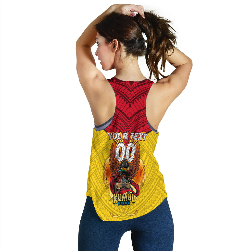 (Custom Personalised) Papua New Guinea Rugby Kumul Pride Women Tank Top - LT2 - Polynesian Pride
