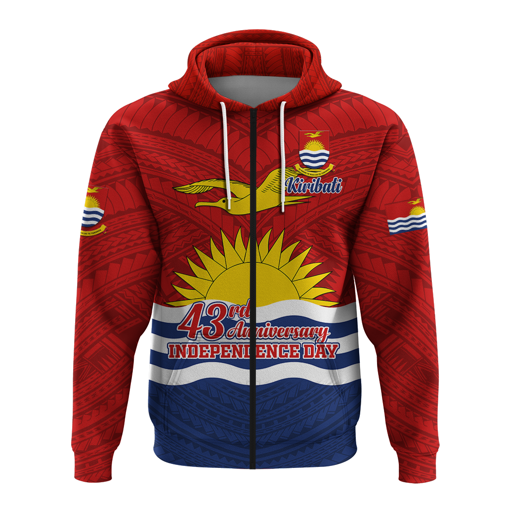 Custom Kiribati 43rd Independence Celebrations Hoodie LT12 - Polynesian Pride