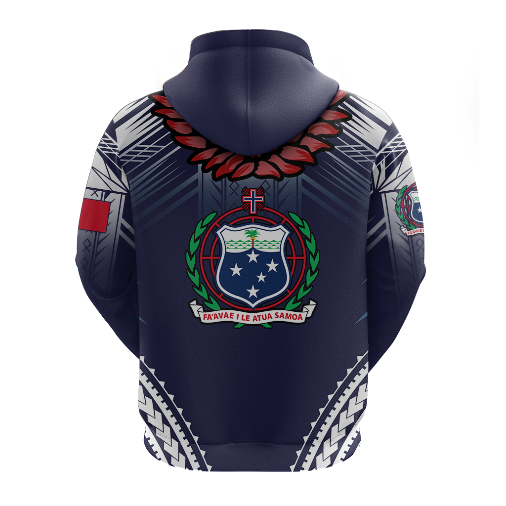 Custom Samoan Ula Fala Art Hoodie LT12 - Polynesian Pride