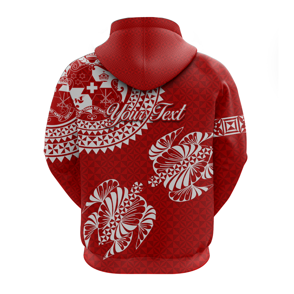 Custom Valentine Day Tonga Couple Love Hoodie Tongan Turtle LT12 - Polynesian Pride