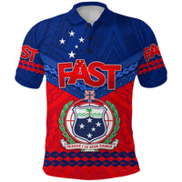 Samoa FAST Party Polo Shirt Simple Style LT8 - Polynesian Pride