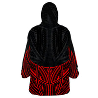 Federated States Of Micronesia Pride Map And Seal Wearable Blanket Hoodie LT9 - Polynesian Pride