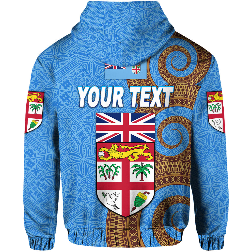 Custom Fiji Day Hoodie Independence Anniversary Simple Style LT8 - Polynesian Pride