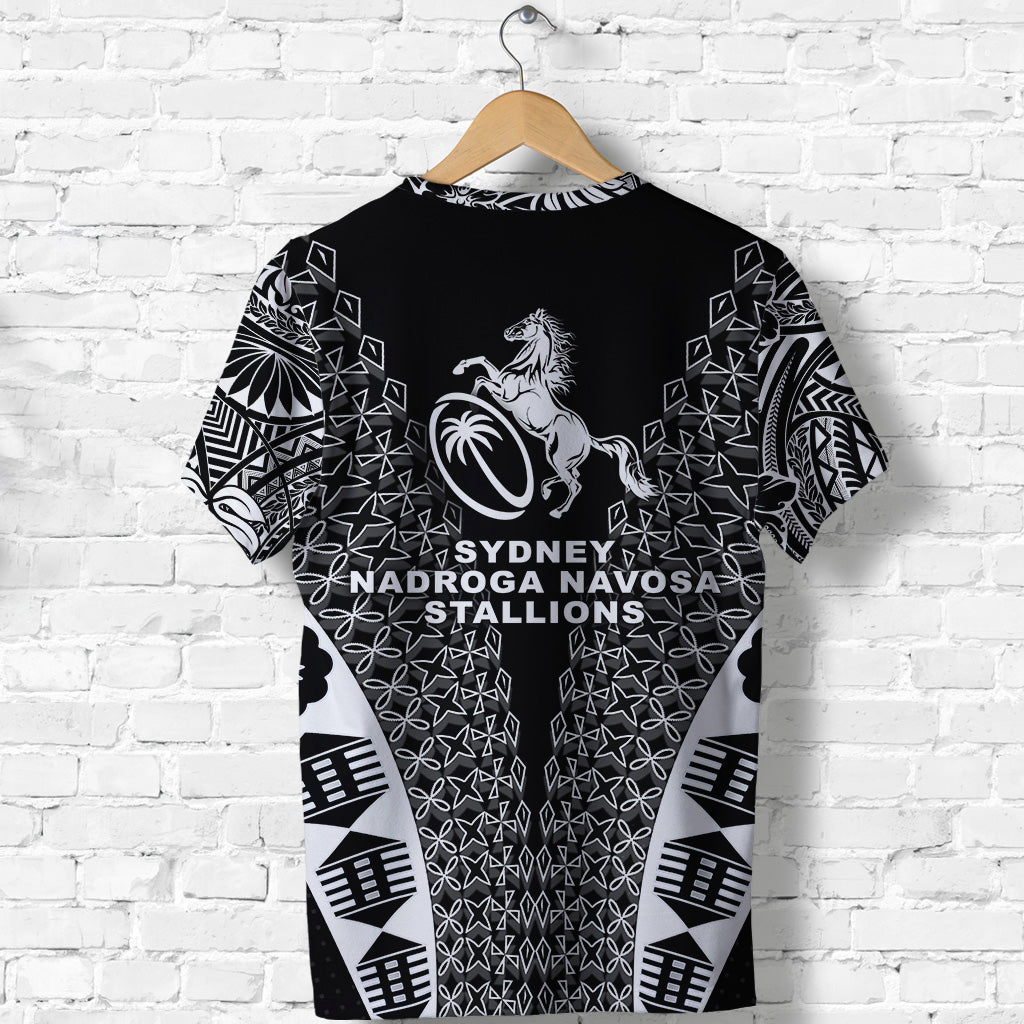 Fiji Rugby T Shirt Sydney Nadroga Navosa Stallions Tapa Vibes LT8 - Polynesian Pride