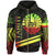 Tahiti Zip Hoodie In My Heart Style Reggae Polynesian Patterns Unisex Black - Polynesian Pride