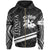 Tonga Zip Hoodie In My Heart Style Polynesian Patterns Unisex Black - Polynesian Pride