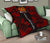 Papua New Guinea Premium Quilt - Papua New Guinea Coat Of Arsms Polynesian Red Tattoo - Polynesian Pride