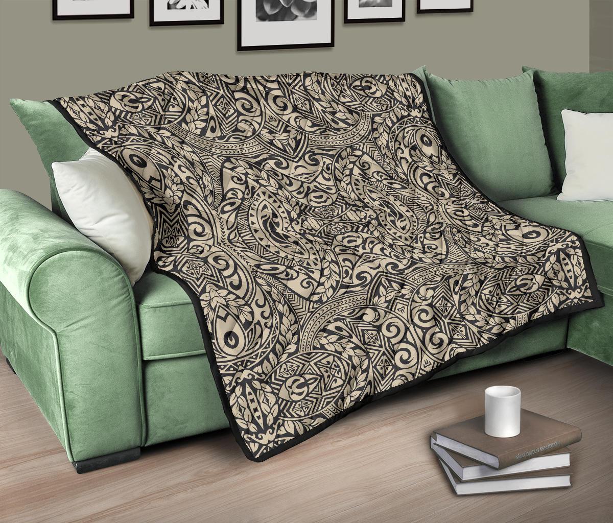 Polynesian Premium Quilt Royal - Polynesian Pride