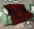 Hawaii Premium Quilt - Kanaka Maoli Polynesian Chief Red Version - Polynesian Pride