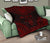 Niue Premium Quilt - Niue Seal Polynesian Chief Red Version - Polynesian Pride