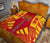 Papua New Guinea Premium Quilt - Papua New Guinea Coat Of Arsms Polynesian Yellow Tattoo - Polynesian Pride