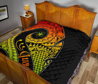 Guam Premium Quilt - Guam Polynesian Decorative Patterns - Polynesian Pride