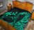 Polynesian Hawaii Premium Quilt - Polynesian Turquoise Humpback Whale - Polynesian Pride