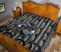 Hawaii Premium Quilt - Turtle Hibiscus Pattern - Polynesian Pride