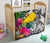 Tokelau Premium Quilt White - Turtle Plumeria Banana Leaf - Polynesian Pride