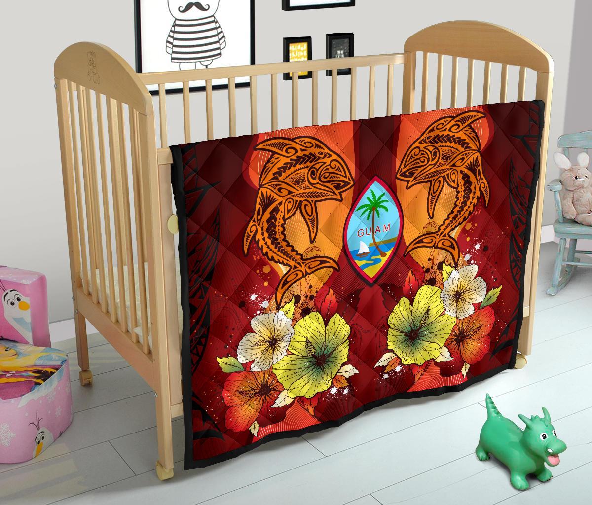 Guam Premium Quilt - Tribal Tuna Fish - Polynesian Pride